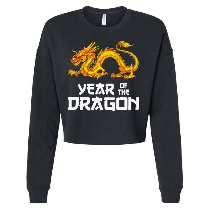 Chinese Lunar New Year 2024 Year Of The Dragon Cropped Pullover Crew