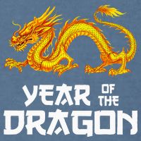Chinese Lunar New Year 2024 Year Of The Dragon Garment-Dyed Sweatshirt