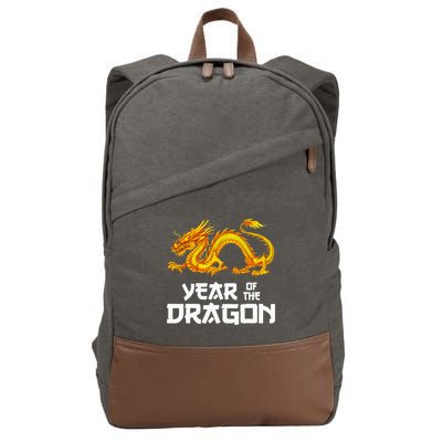 Chinese Lunar New Year 2024 Year Of The Dragon Cotton Canvas Backpack