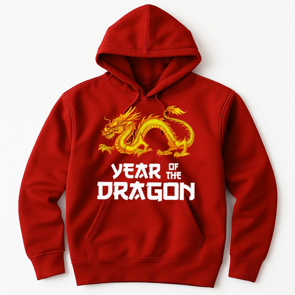 Chinese Lunar New Year 2024 Year Of The Dragon Hoodie