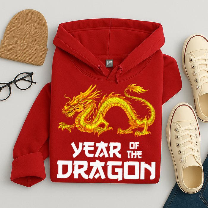 Chinese Lunar New Year 2024 Year Of The Dragon Hoodie