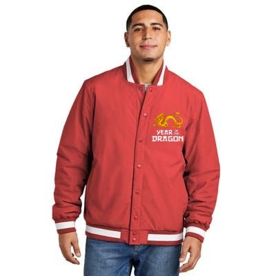 Chinese Lunar New Year 2024 Year Of The Dragon Insulated Varsity Jacket