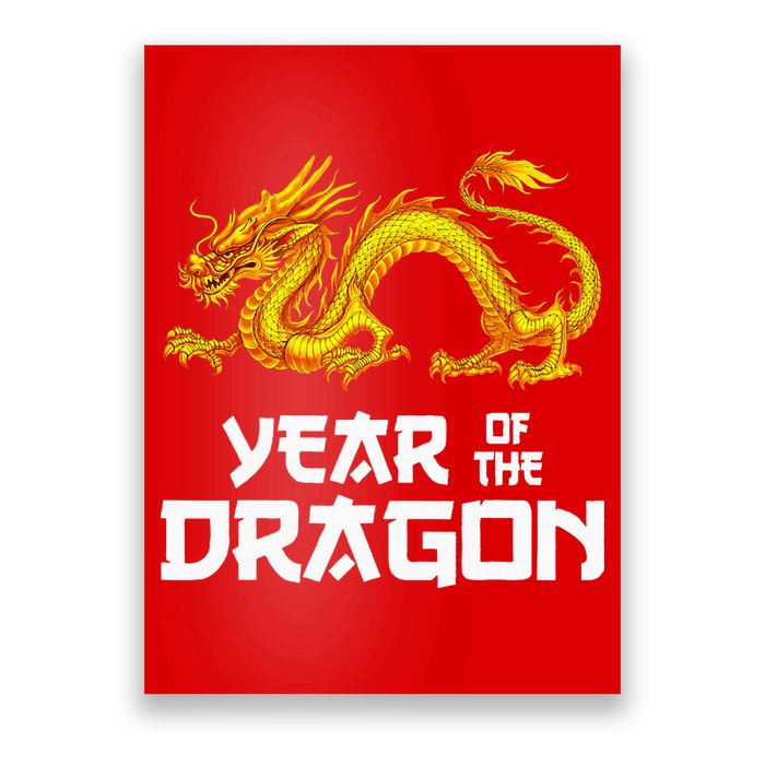 Chinese Lunar New Year 2024 Year Of The Dragon Poster