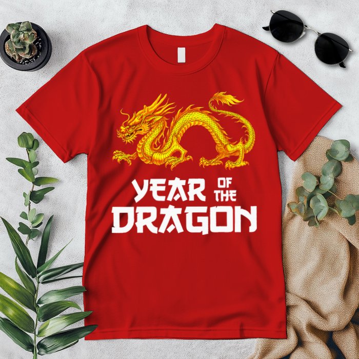 Chinese Lunar New Year 2024 Year Of The Dragon Premium T-Shirt