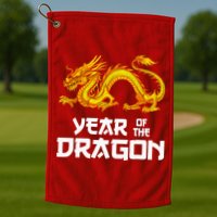 Chinese Lunar New Year 2024 Year Of The Dragon Golf Towel