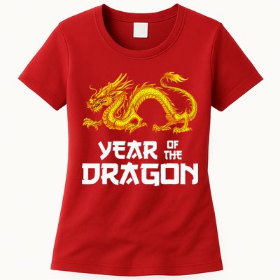 Chinese Lunar New Year 2024 Year Of The Dragon Womens T-Shirt