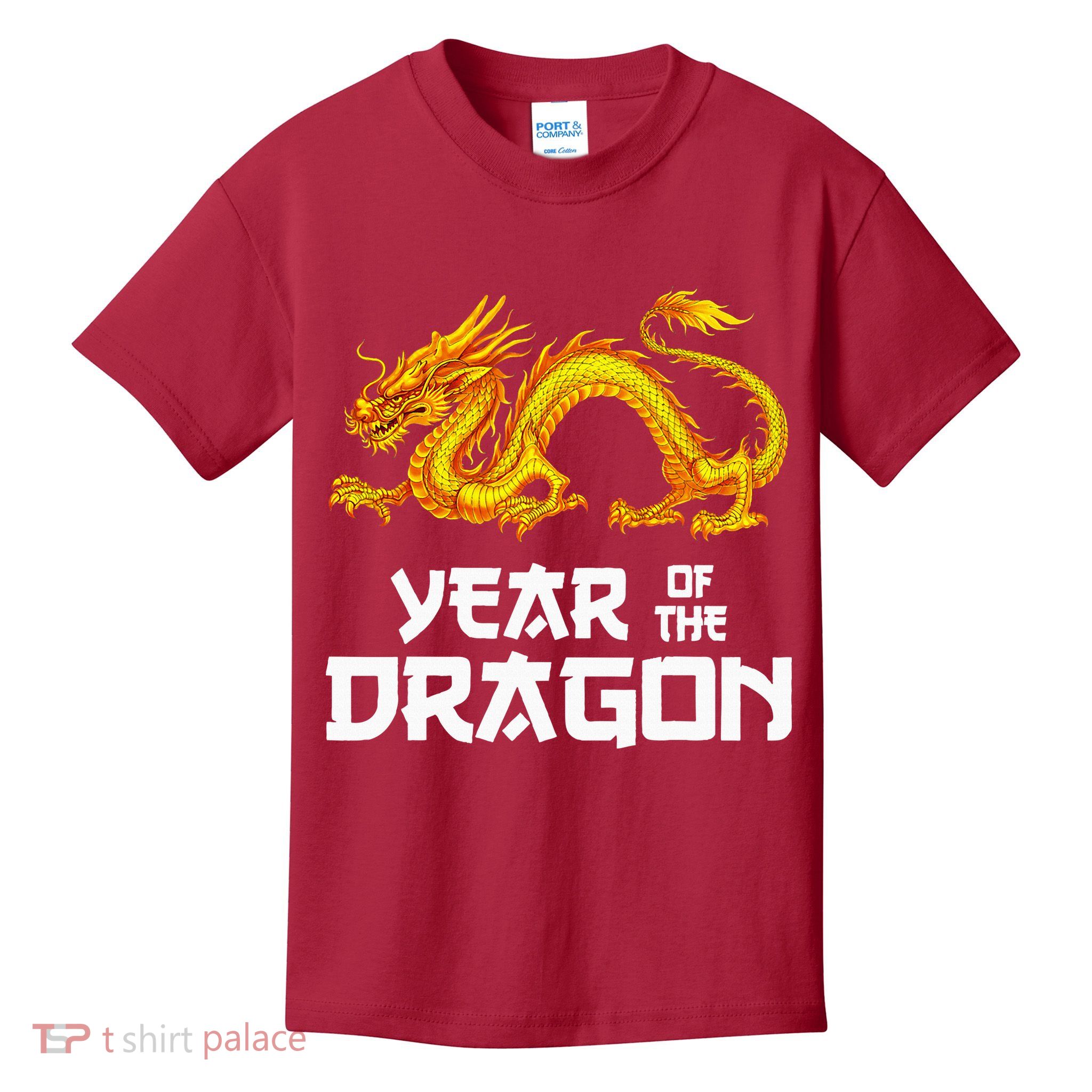 Chinese Lunar New Year 2024 Year Of The Dragon Kids T-Shirt