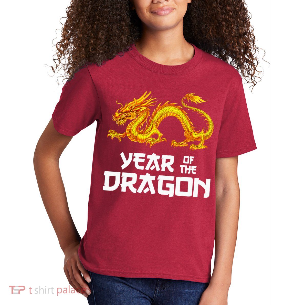 Chinese Lunar New Year 2024 Year Of The Dragon Kids T-Shirt