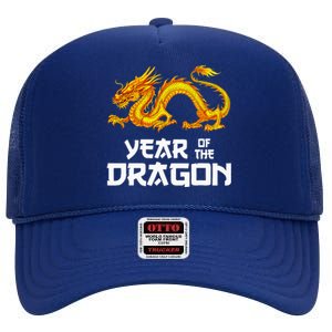 Chinese Lunar New Year 2024 Year Of The Dragon High Crown Mesh Back Trucker Hat