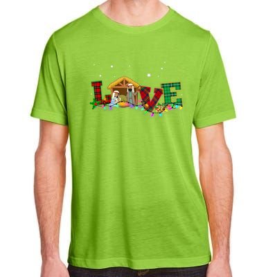 Christmas Love Nativity Laurie Furnell Xmas 2024 Gift Adult ChromaSoft Performance T-Shirt