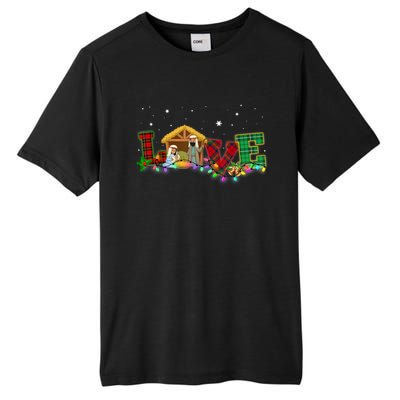 Christmas Love Nativity Laurie Furnell Xmas 2024 Gift Tall Fusion ChromaSoft Performance T-Shirt