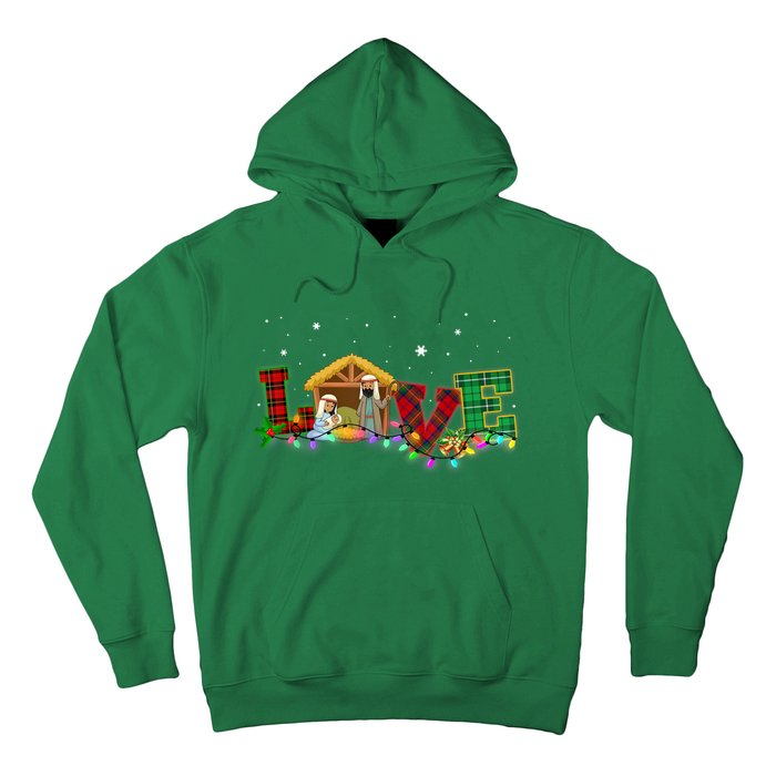 Christmas Love Nativity Laurie Furnell Xmas 2024 Gift Hoodie