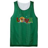 Christmas Love Nativity Laurie Furnell Xmas 2024 Gift Mesh Reversible Basketball Jersey Tank