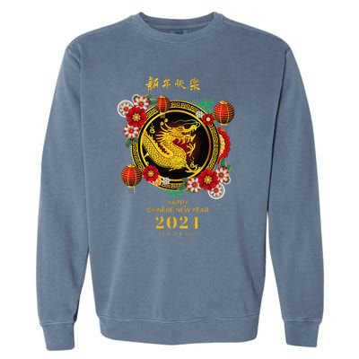 Chinese Lunar New Year 2024 Year Of The Dragon Garment-Dyed Sweatshirt