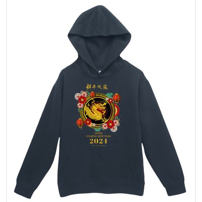 Chinese Lunar New Year 2024 Year Of The Dragon Urban Pullover Hoodie