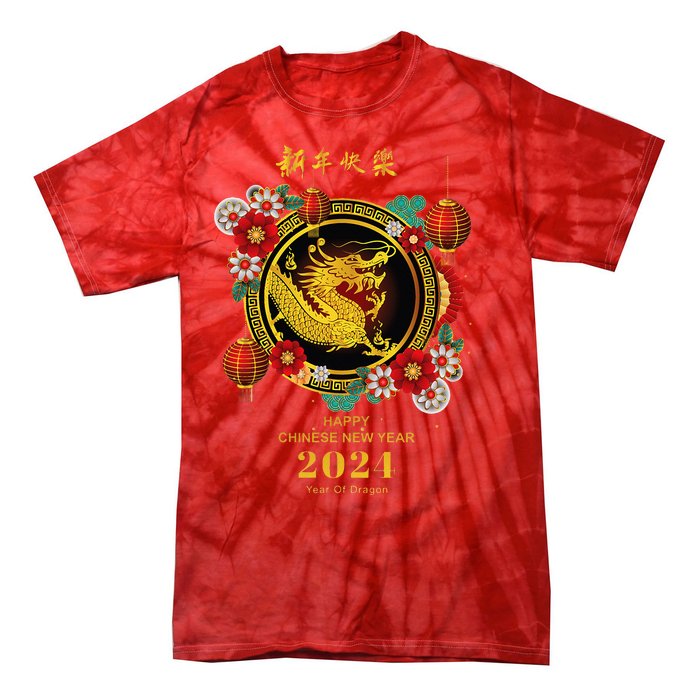 Chinese Lunar New Year 2024 Year Of The Dragon Tie-Dye T-Shirt