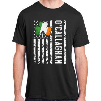 Callaghan Last Name Irish Pride Flag St Patrick's Day Adult ChromaSoft Performance T-Shirt