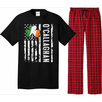 Callaghan Last Name Irish Pride Flag St Patrick's Day Pajama Set