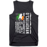 Callaghan Last Name Irish Pride Flag St Patrick's Day Tank Top