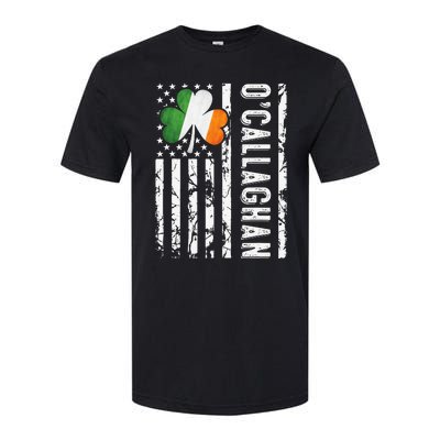 Callaghan Last Name Irish Pride Flag St Patrick's Day Softstyle CVC T-Shirt