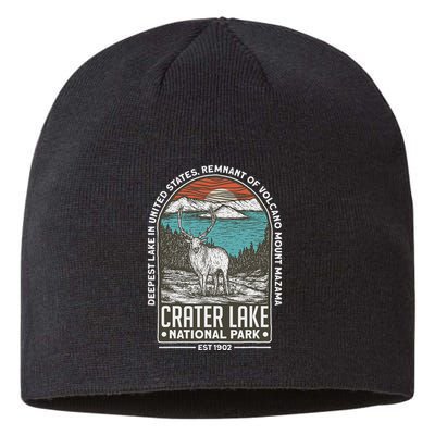 Crater Lake National Park Oregon Mountain Tourist Souvenirs Sustainable Beanie