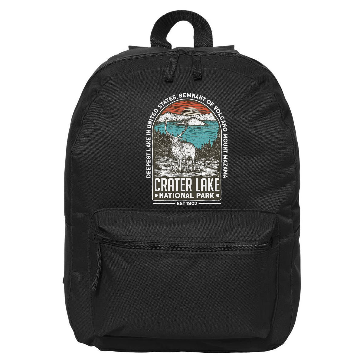 Crater Lake National Park Oregon Mountain Tourist Souvenirs 16 in Basic Backpack