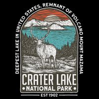 Crater Lake National Park Oregon Mountain Tourist Souvenirs 16 in Basic Backpack