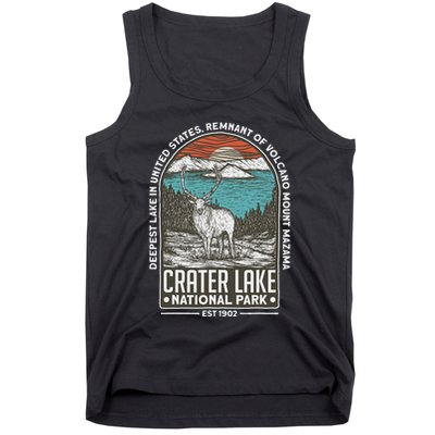 Crater Lake National Park Oregon Mountain Tourist Souvenirs Tank Top