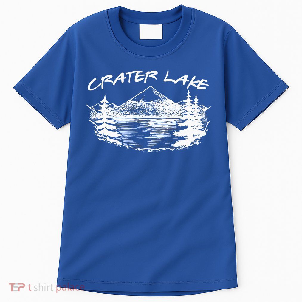 Crater Lake National Park Oregon Hike Outdoors Vintage Tall T-Shirt