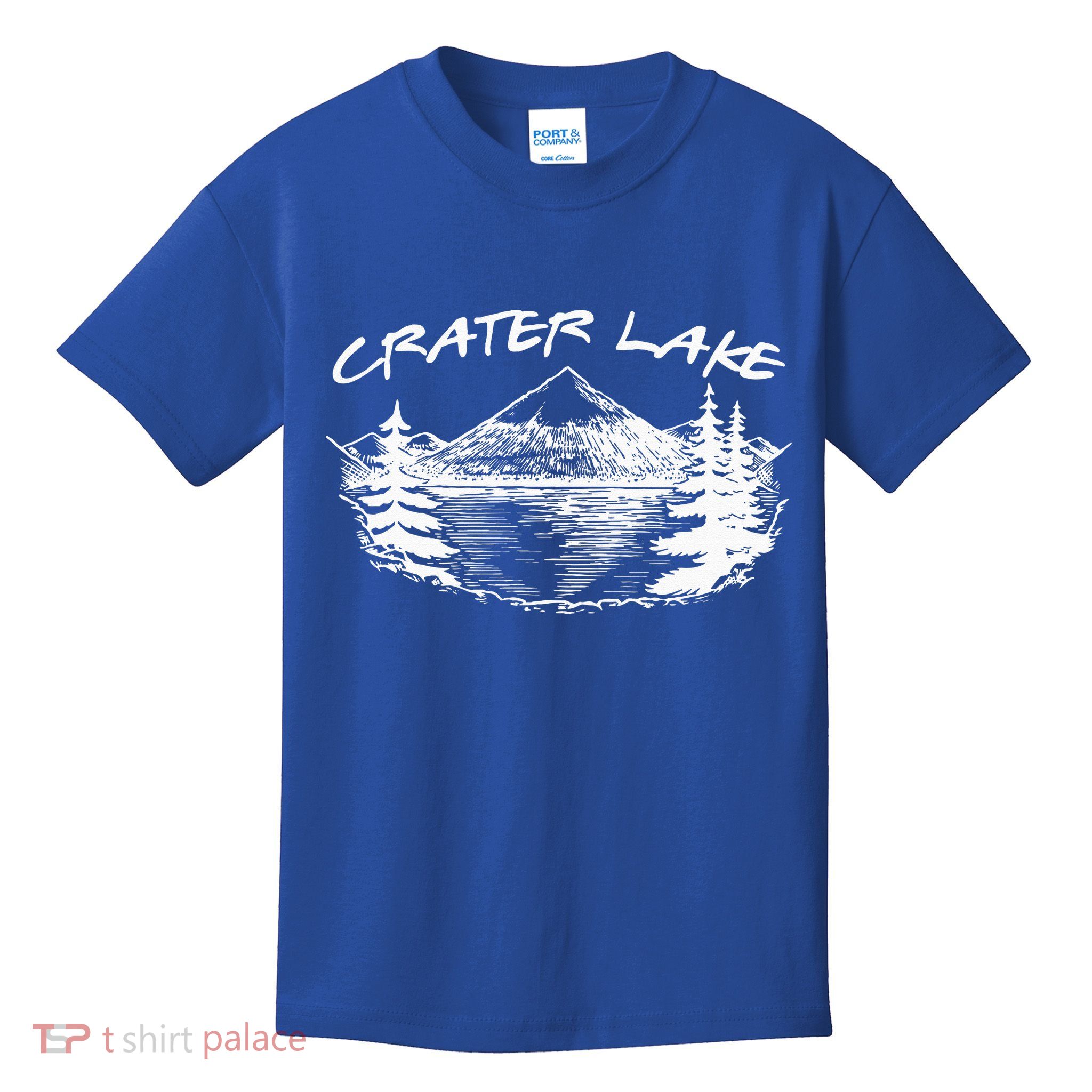 Crater Lake National Park Oregon Hike Outdoors Vintage Kids T-Shirt