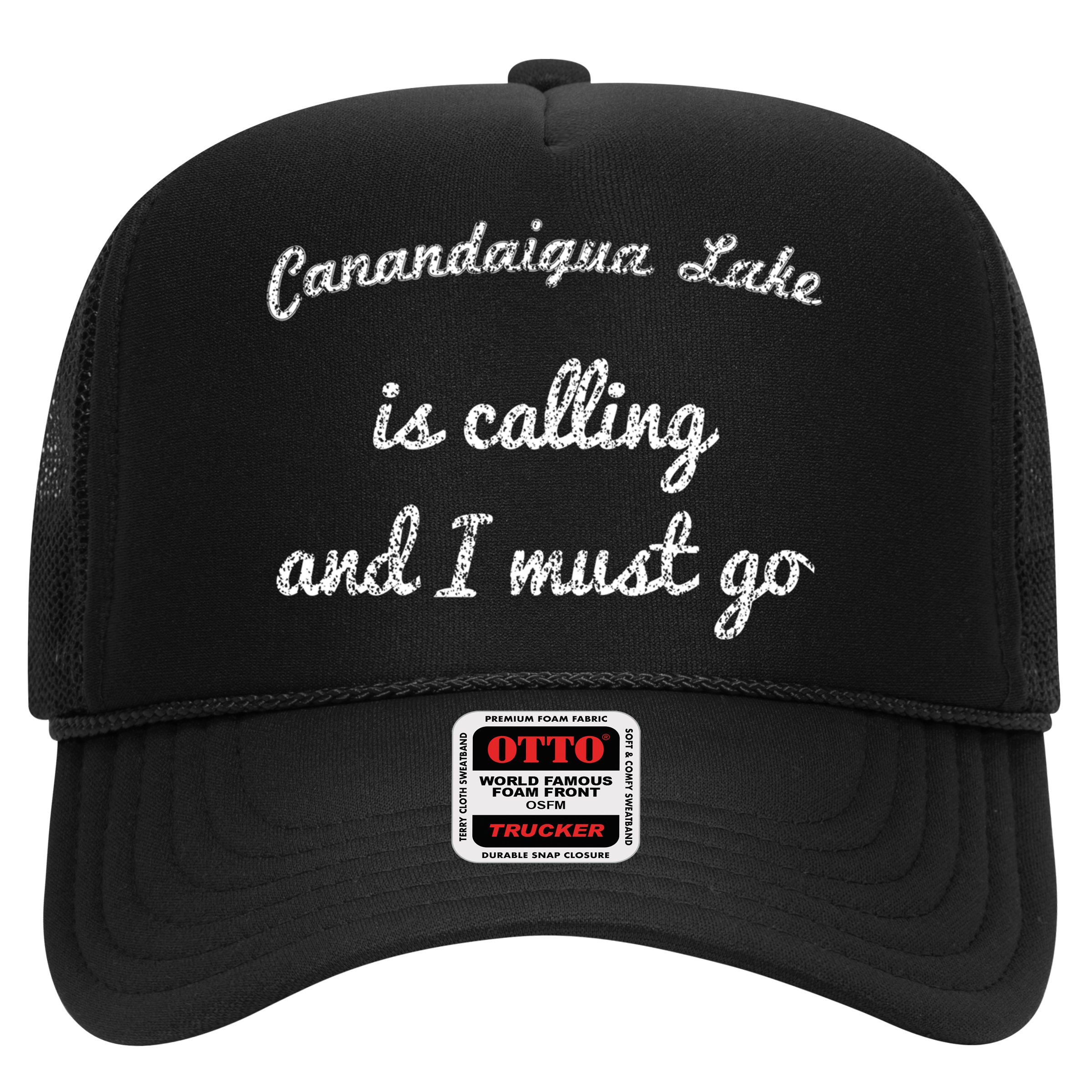 Canandaigua Lake New York Funny Fishing Camping Summer Gift Hat