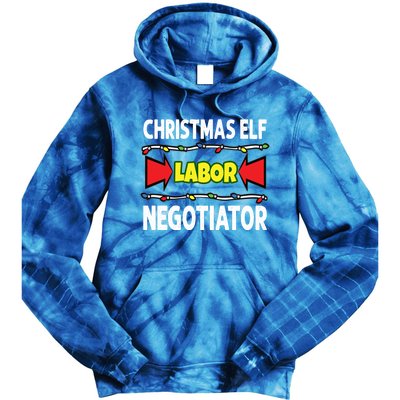 Christmas Labor Negotiator Union Works Council Member Gift Tie Dye Hoodie