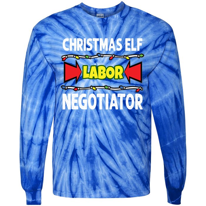 Christmas Labor Negotiator Union Works Council Member Gift Tie-Dye Long Sleeve Shirt