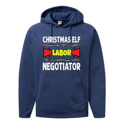 Christmas Labor Negotiator Union Works Council Member Gift Performance Fleece Hoodie