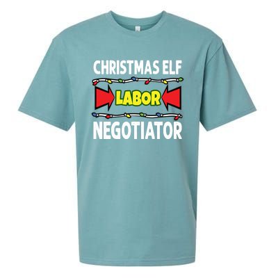 Christmas Labor Negotiator Union Works Council Member Gift Sueded Cloud Jersey T-Shirt