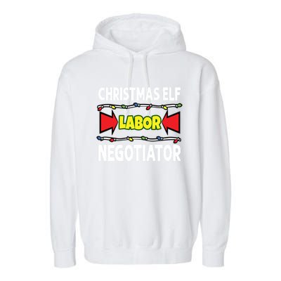 Christmas Labor Negotiator Union Works Council Member Gift Garment-Dyed Fleece Hoodie