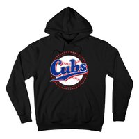 Cubs Last Name Personalized Vintage Retro Apparel Cubs Lover Hoodie