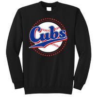 Cubs Last Name Personalized Vintage Retro Apparel Cubs Lover Tall Sweatshirt