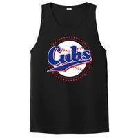 Cubs Last Name Personalized Vintage Retro Apparel Cubs Lover PosiCharge Competitor Tank