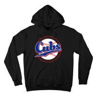 Cubs Last Name Personalized Vintage Retro Apparel Cubs Lover Tall Hoodie