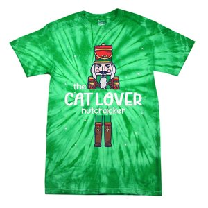 Cat Lover Nutcracker Family Matching Funny Pajama Tie-Dye T-Shirt