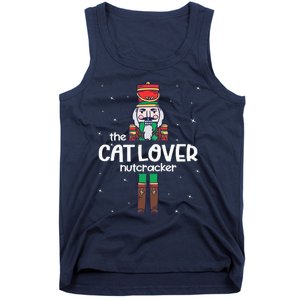 Cat Lover Nutcracker Family Matching Funny Pajama Tank Top