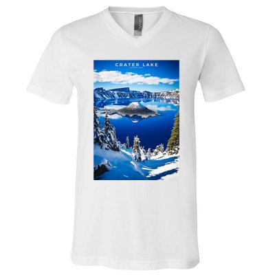 Crater Lake National Park V-Neck T-Shirt
