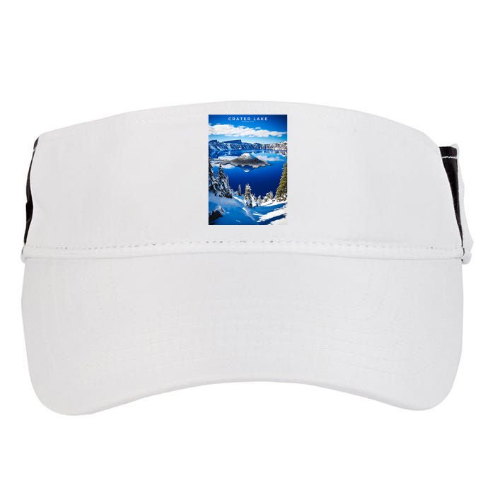 Crater Lake National Park Adult Drive Performance Visor