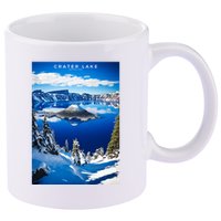Crater Lake National Park 11oz C Handle Ceramic Mug