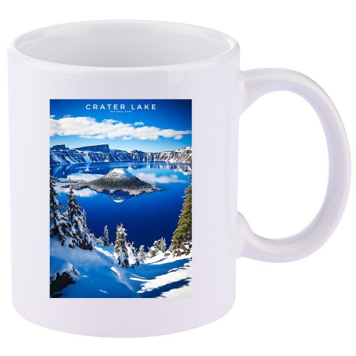 Crater Lake National Park 11oz C Handle Ceramic Mug