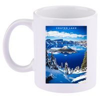 Crater Lake National Park 11oz C Handle Ceramic Mug