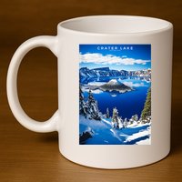 Crater Lake National Park 11oz C Handle Ceramic Mug
