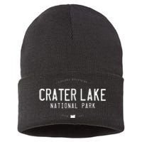 Crater Lake National Park Oregon Sustainable Knit Beanie