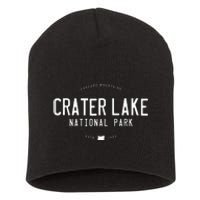 Crater Lake National Park Oregon Short Acrylic Beanie